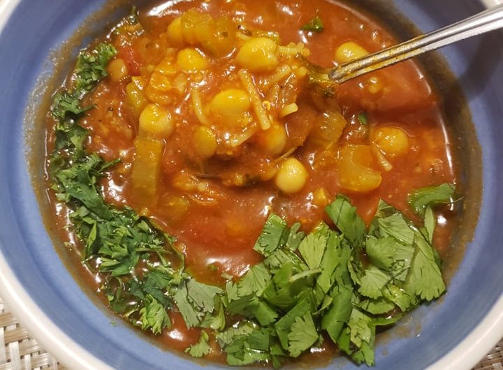 Moroccan Lentil and Chick Pea Soup